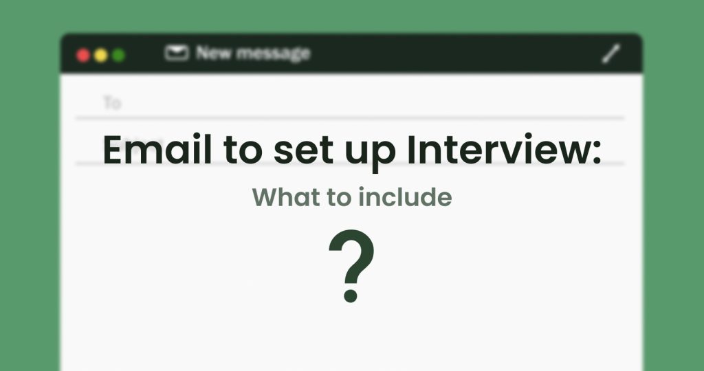 interview schedule email