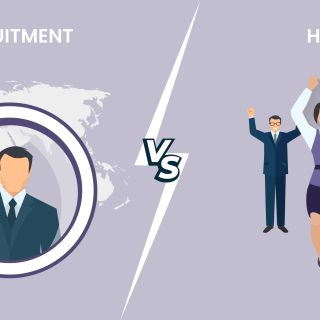 Difference between recruitment and selection